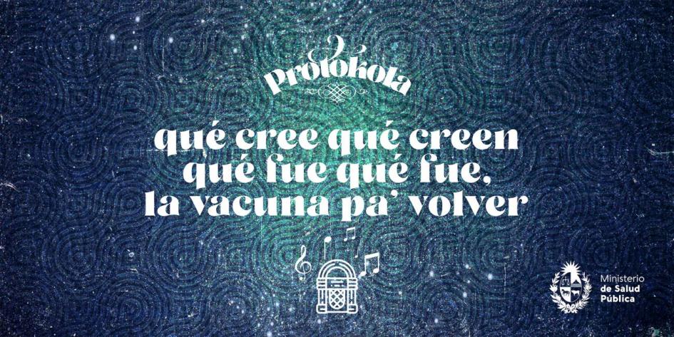 Qué cree, qué cree, qué fue, qué fue, la vacuna pa' volver