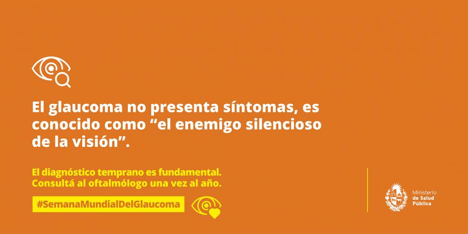 El glaucoma no presenta síntomas, es conocido como "el enemigo silencioso de la visión"