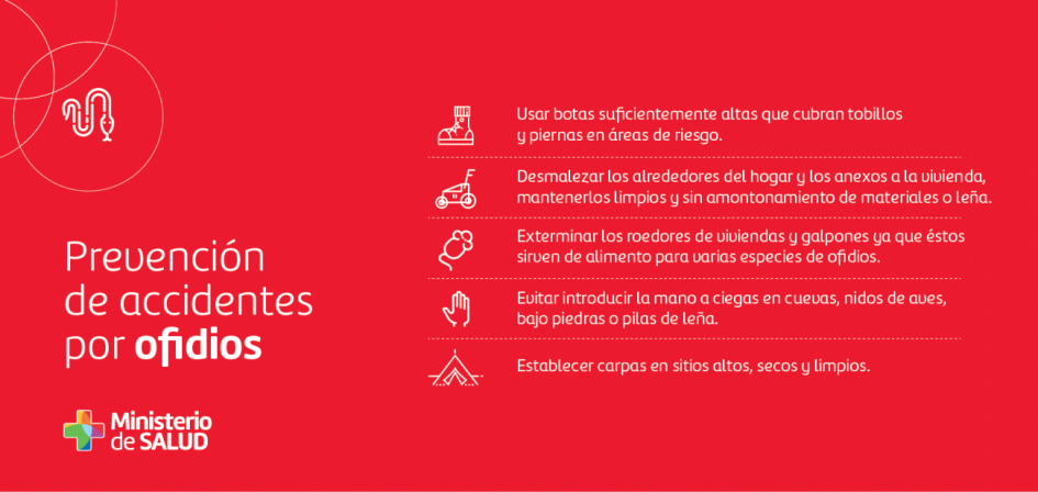 Placa sobre medidas de prevención de accidentes por ofidiosI Placa sobre medidas de prevención de accidentes por ofidios I