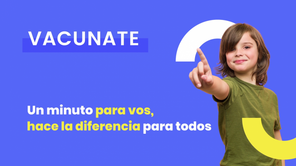 Imagen de la campaña Vacunate 