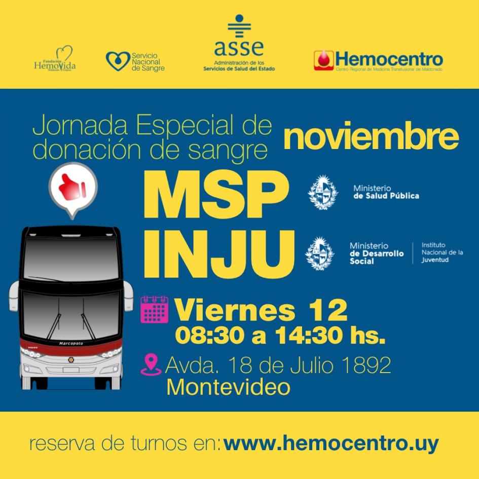 Invitación donación de sangre