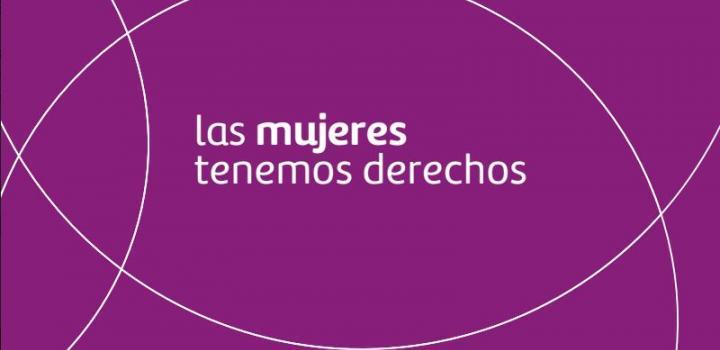 Tapa del librillo "Las mujeres tenemos derechos" Tapa del librillo "Las mujeres tenemos derechos"
