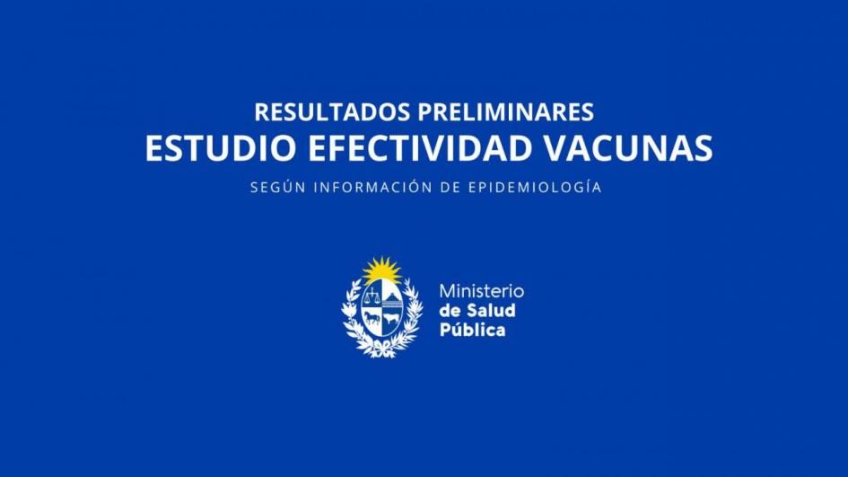 Resultados preliminares del estudio de efectividad de vacunación anti SARS-CoV-2 en Uruguay al 25 de