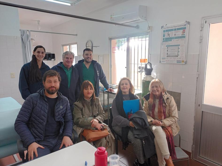 MSP en Policlínica Municipal de Maldonado Nuevo Funcionarios y autoridades de la policlínica de la IMM junto a representantes del MSP