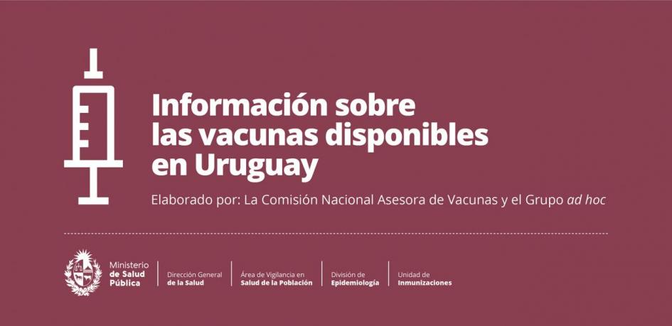 Información sobre las vacunas disponibles en Uruguay 