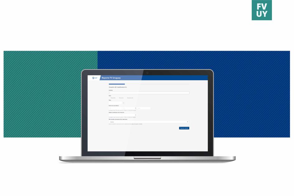 Nuevo sistema de notificación en la Unidad de Farmacovigilancia Pantalla de computadora en la que se ve el formulario de notificación