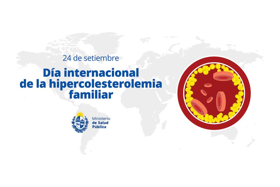 Placa conmemorativa del día Día internacional de la hipercolesterolemia familiar