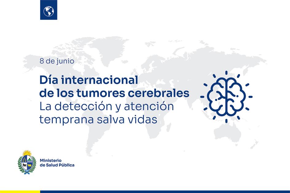 Placa conmemorativa del día internacional de los tumores cerebrales La detección y atención temprana de tumores cerebrales salva vidas