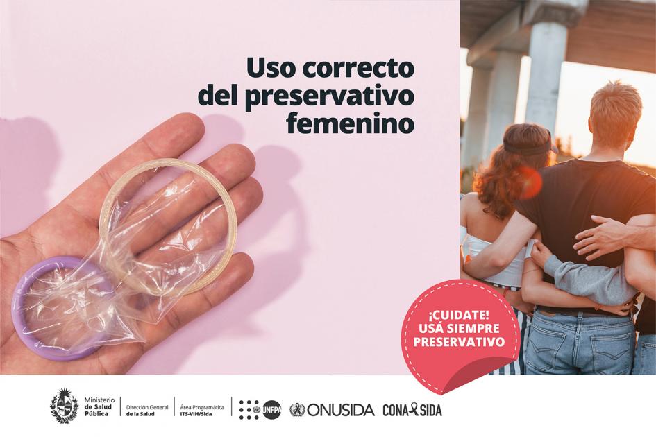 Uso correcto del preservativo femenino