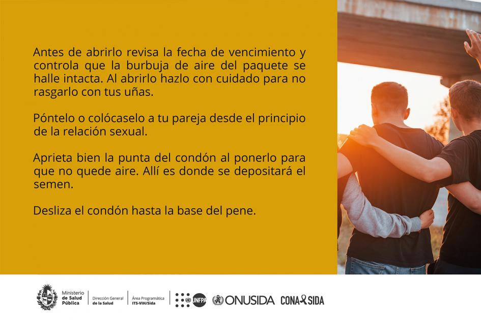 Uso correcto del preservativo masculino Uso correcto del preservativo masculino