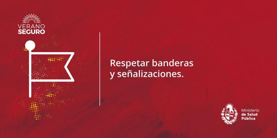 Prevención de ahogamientos Respetar banderas y señalizaciones