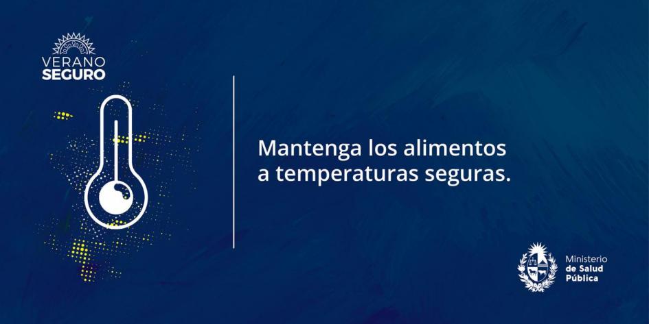 Mantenga los alimentos a temperaturas seguras