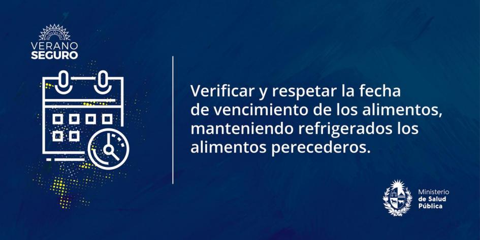 Prevención de enfermedades por transmisión alimentaria Verificar y respetar la fecha de vencimiento