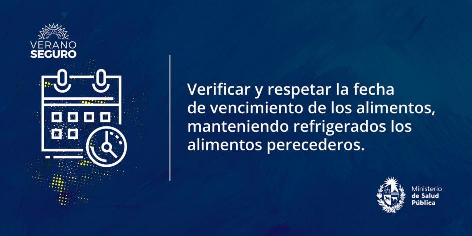 Verificar y respetar la fecha de vencimiento