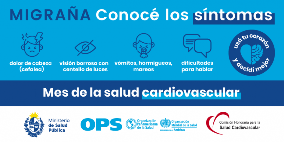 Síntomas de la migraña Síntomas: dolor de cabeza, visión borrosa, vómitos, hormigueos, mareos, dificultades para hablar