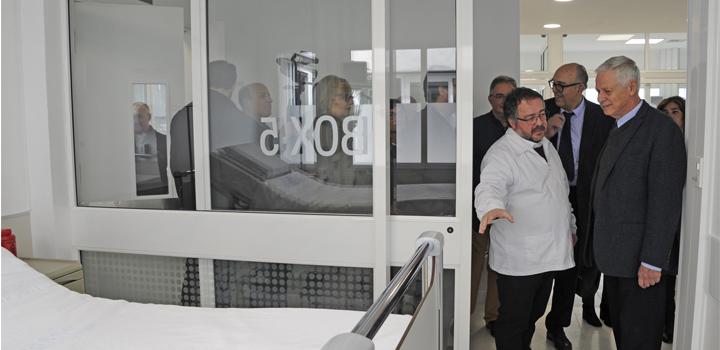 Ministro Basso recorre nuevas obras del Hospital de Florida