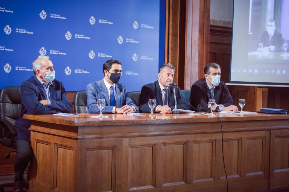 Presentación de la Guía de práctica clínica de EPOC Mesa de autoridades MSP y Cátedra de Neumología de Udelar