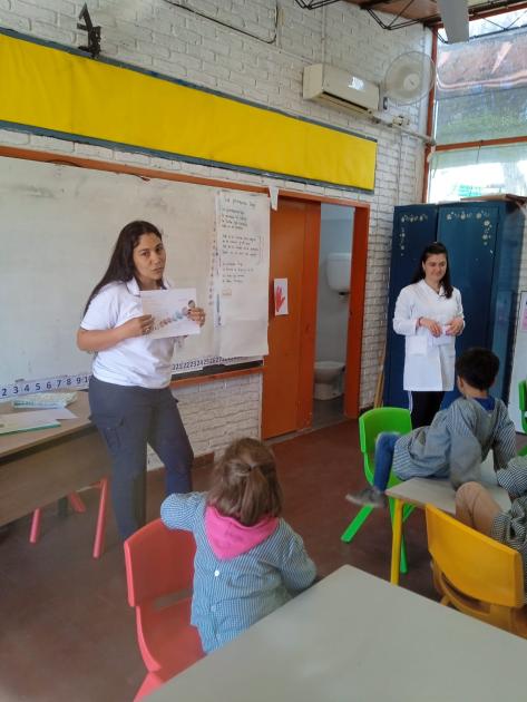 Vacunación en salto, promoción en jardín Vacunación en salto