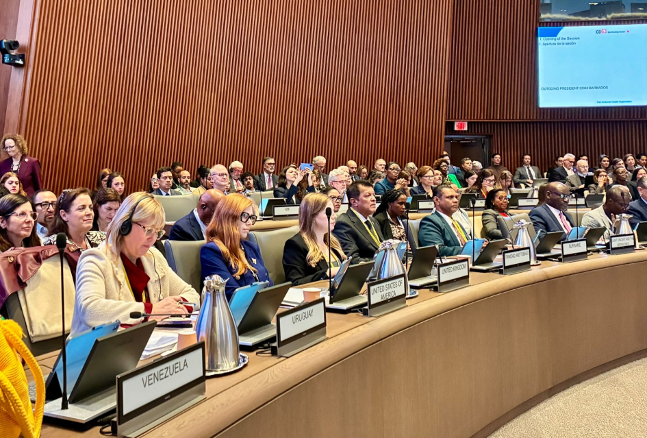 Delegación de Uruguay durante el 63.º Consejo Directivo de la OPS