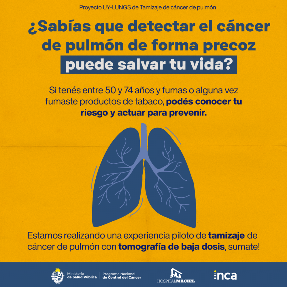 Posteo para redes sociales 1 ¿Sabías que detectar el cáncer de pulmón de forma precoz puede salvar tu vida?