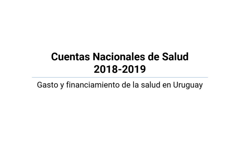 informe cuentas de salud