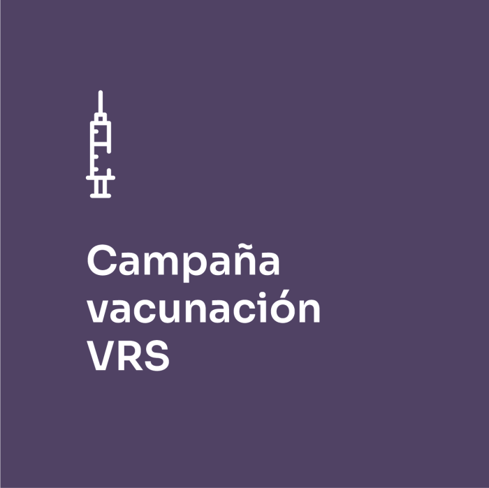 Campaña de vacunación contra VRS
