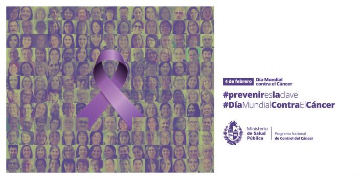 Placa por el Día Mundial contra el Cáncer Placa por el Día Mundial contra el Cáncer