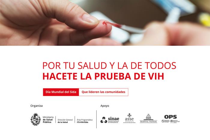 Por tu salud y la de todos, hacete la prueba de VIH