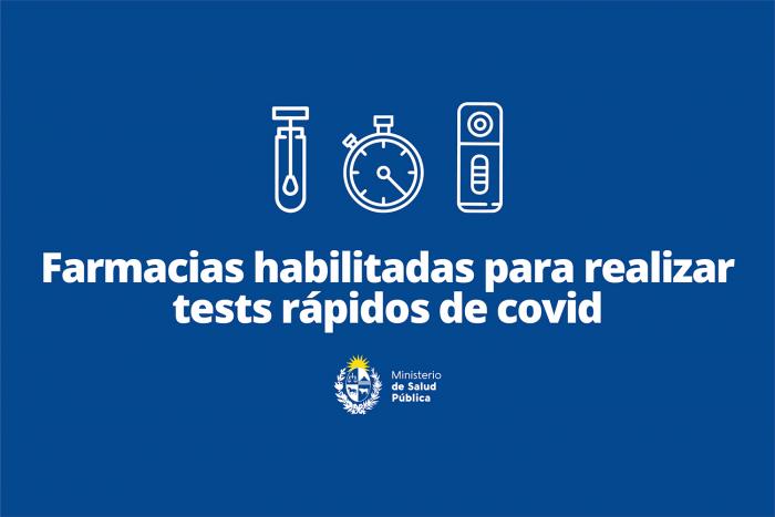 Farmacias habilitadas para realizar test rápidos de covid