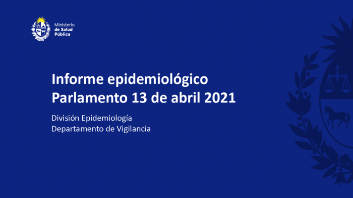 Informe epidemiológico del SARS–CoV-2