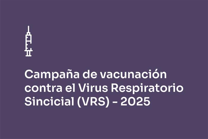 Portada Campaña de vacunación contra el Virus Respiratorio Sincicial (VRS)