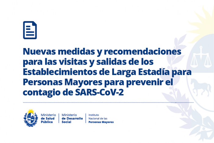 Nuevas medidas y recomendaciones para las visitas y salidas de los residenciales