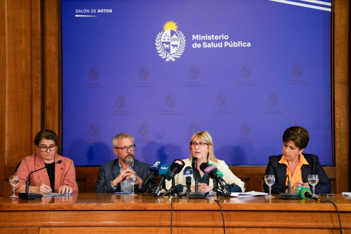 Ministra, Subsecretario, Directora General de la Salud y Coordinadora de Cuidados Paliativos