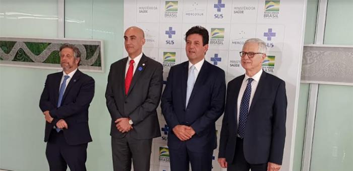 Basso junto a ministros de salud mercosur Basso junto a ministros de salud mercosur