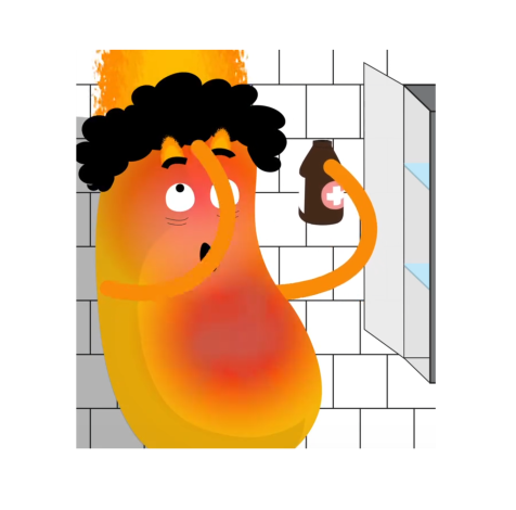 Imagen del video con animación explicativa de la animación sintiéndose mal