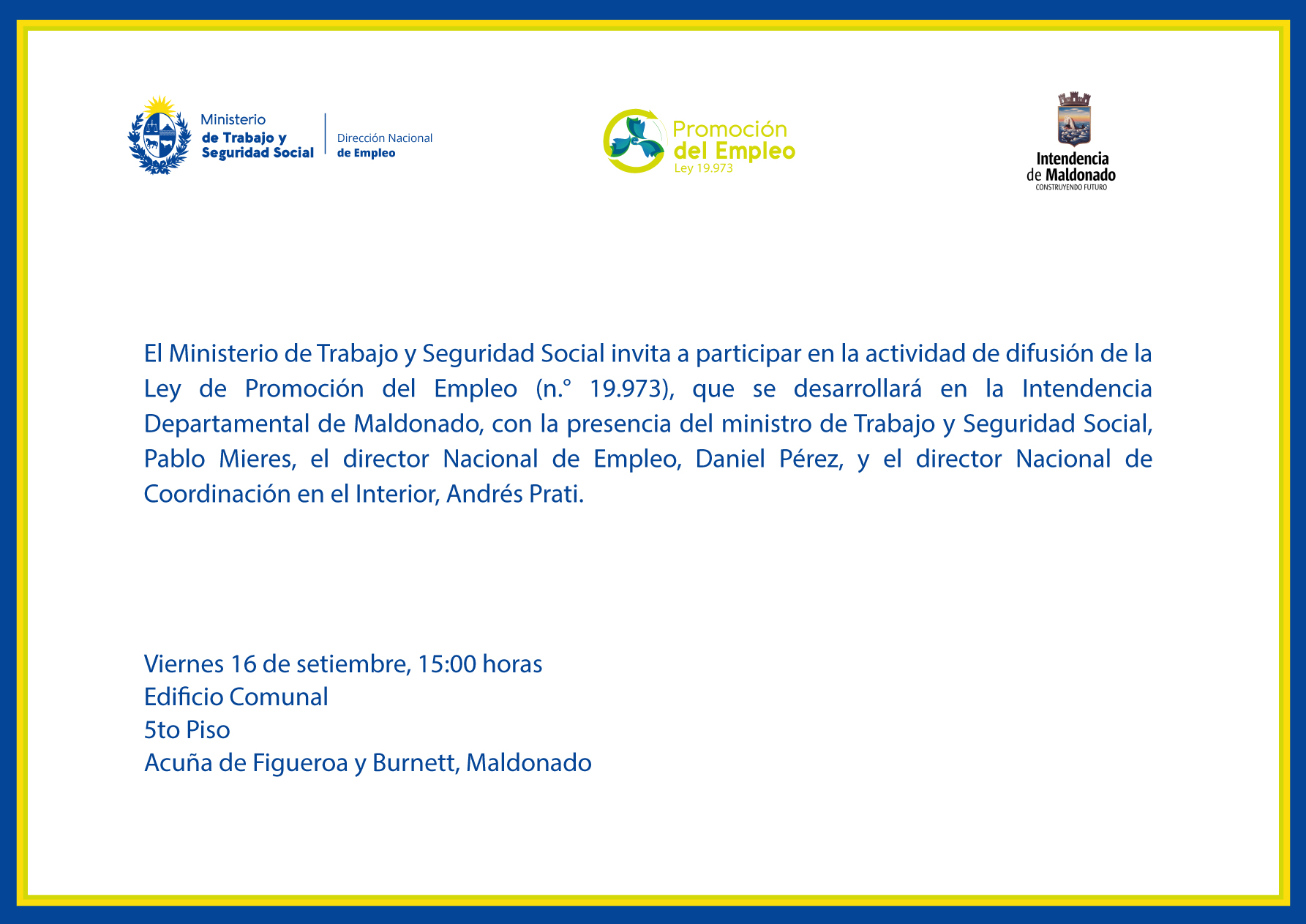 Invitación Maldonado