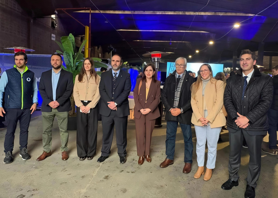 Castillo y Chiquiar en la presentación del Centro de Capacitación Portuaria MONTECON