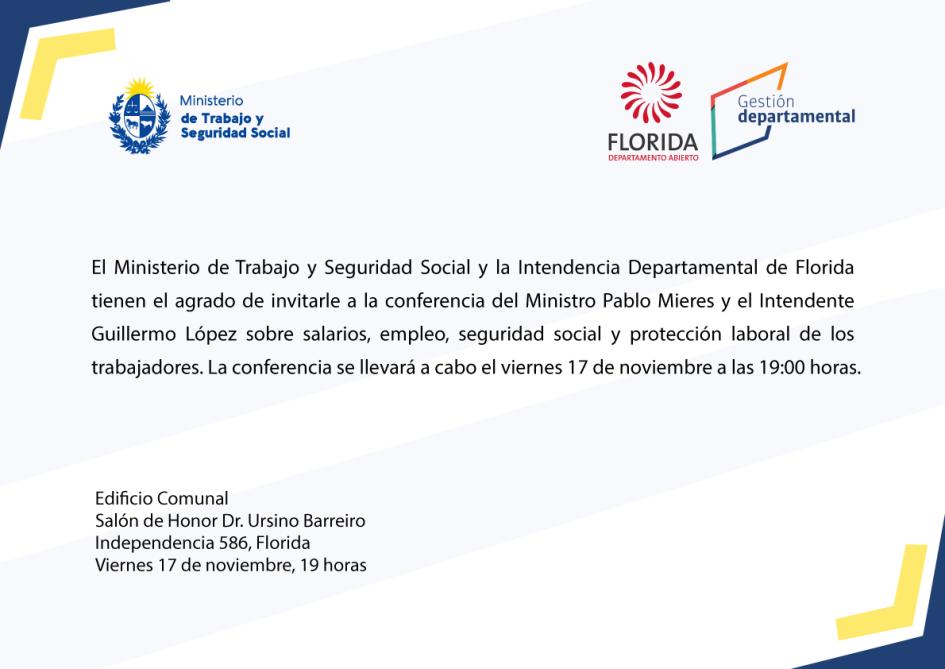 Invitación de la actividad