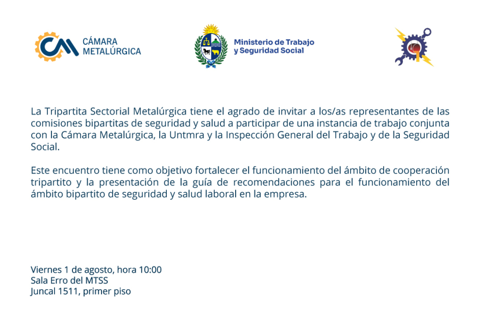 Invitación Metalúrgica