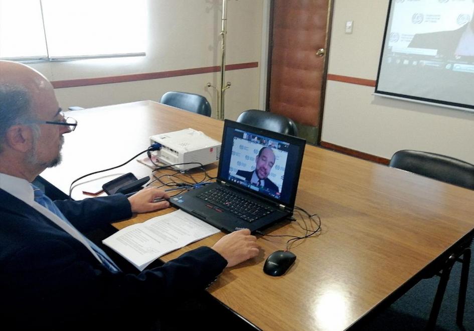 Cumbre virtual de la OIT Ministro en Cumbre virtual de la OIT
