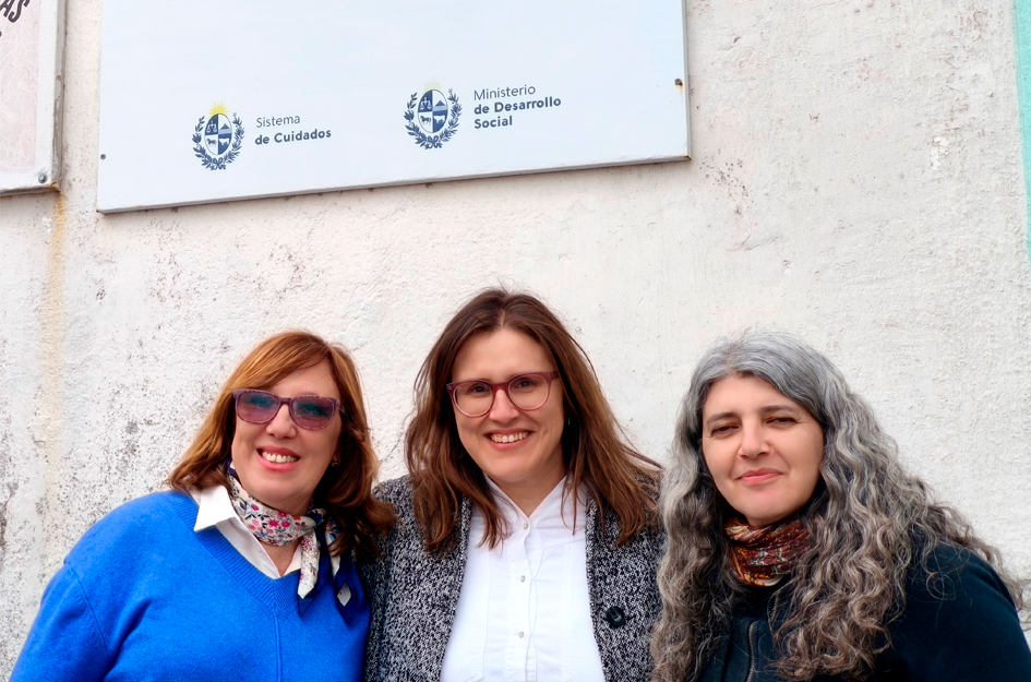 Barrios visitó centros de cuidados para impulsar su inclusión en la negociación colectiva Muniz y Barrios