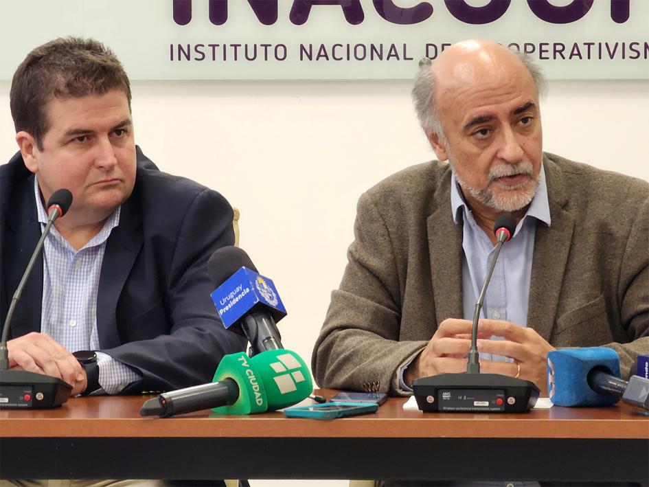 MTSS e Inacoop presentaron informe sobre evolución de empleo en sector cooperativo Fernández y Mieres