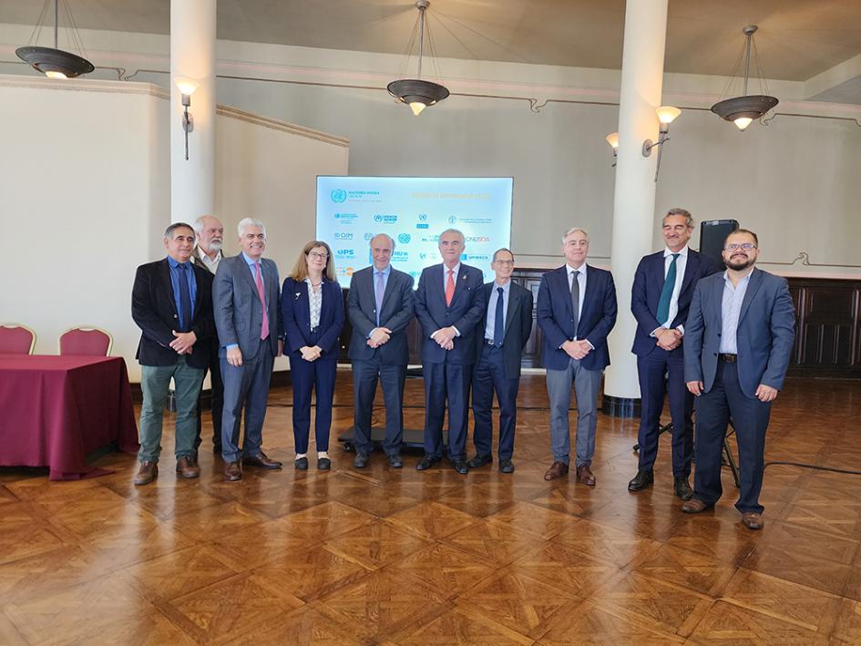 Evento ONU Asistentes y exponentes al evento