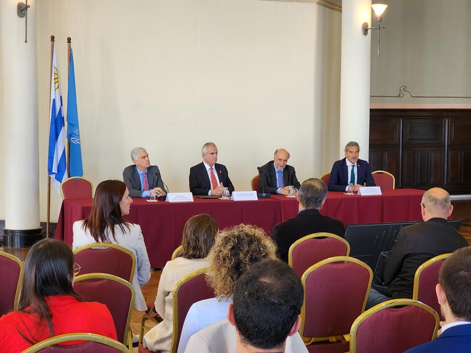 Evento ONU Mesa de expositores