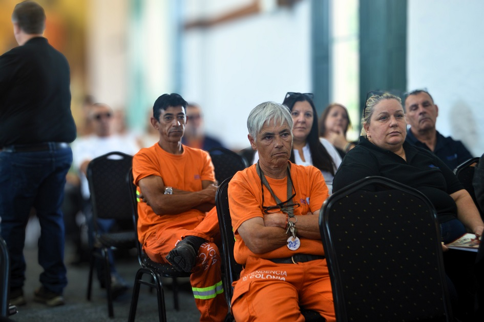 Parte del público presente