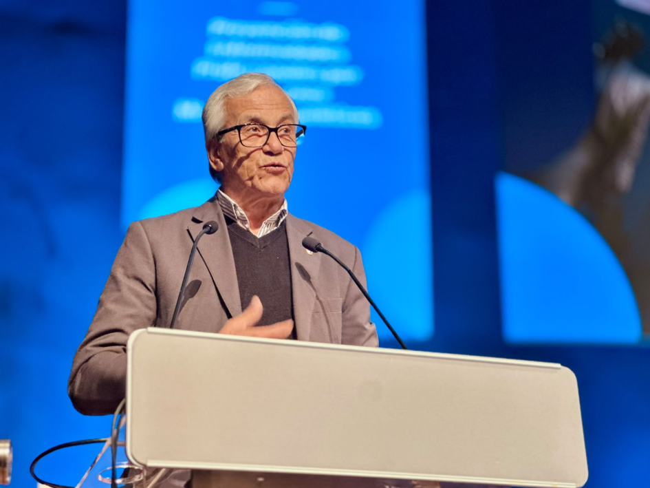 Congreso SYSO 2026 “Prevención de Enfermedades Profesionales por Trastornos Musculoesqueléticos” Castillo durante su oratoria