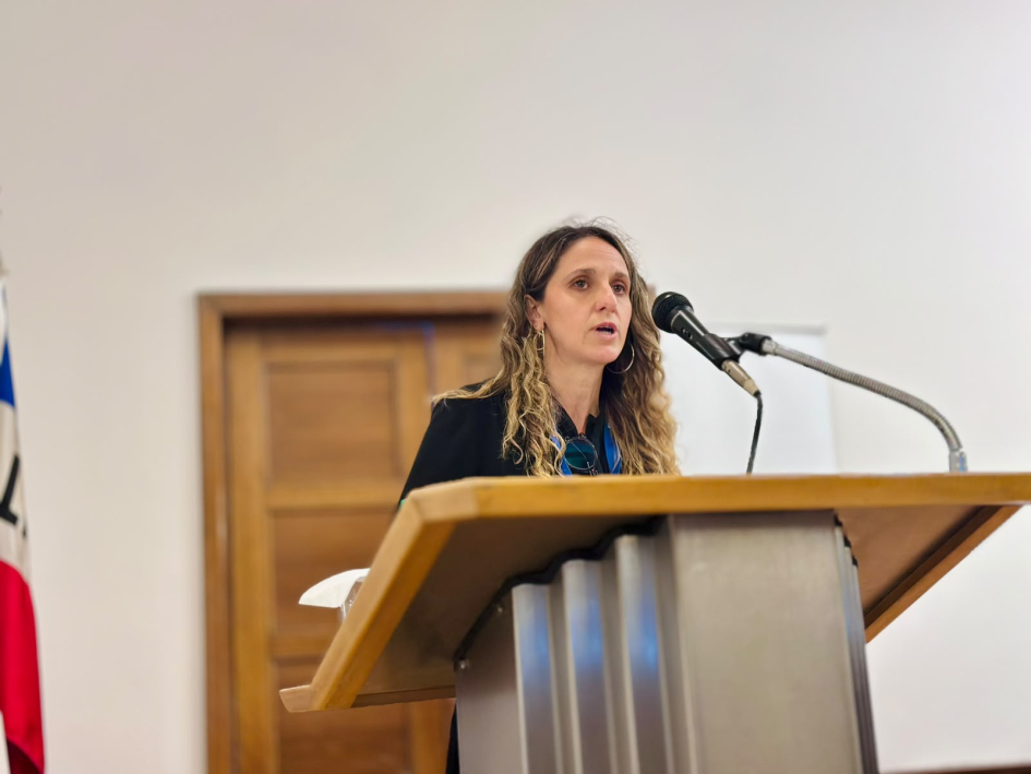 Encuentro nacional de comités locales y departamentales de INEFOP Una de las expositoras