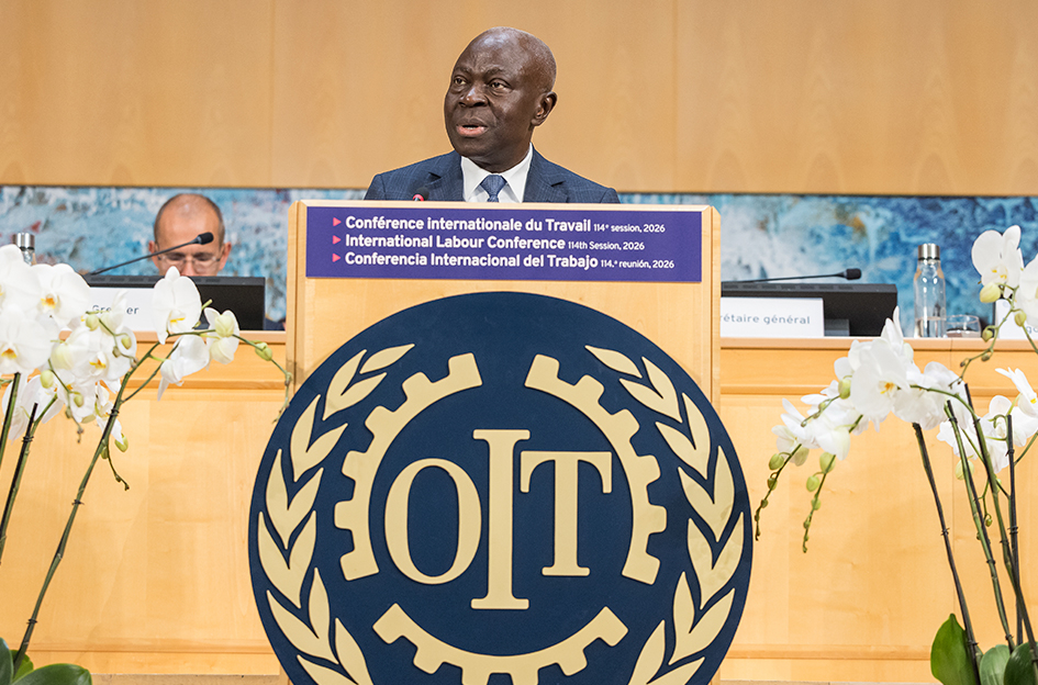 Castillo asumió presidencia de la Conferencia Internacional del Trabajo Director de la OIT