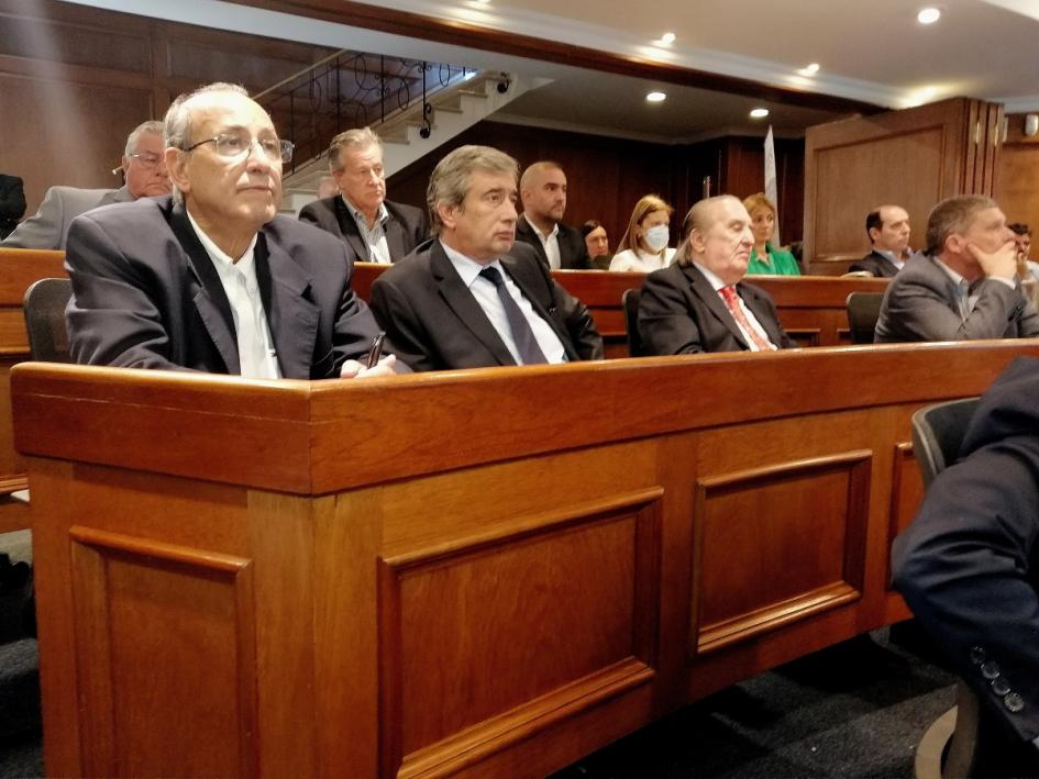 Mieres participó en la presentación del libro "Más y Mejor Trabajo" Subsecretgario Arizti y director de Inefop, Darscht en presentación del libro