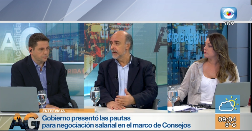 Entrevista en Arriba gente Mieres y los periodistas en Arriba gente